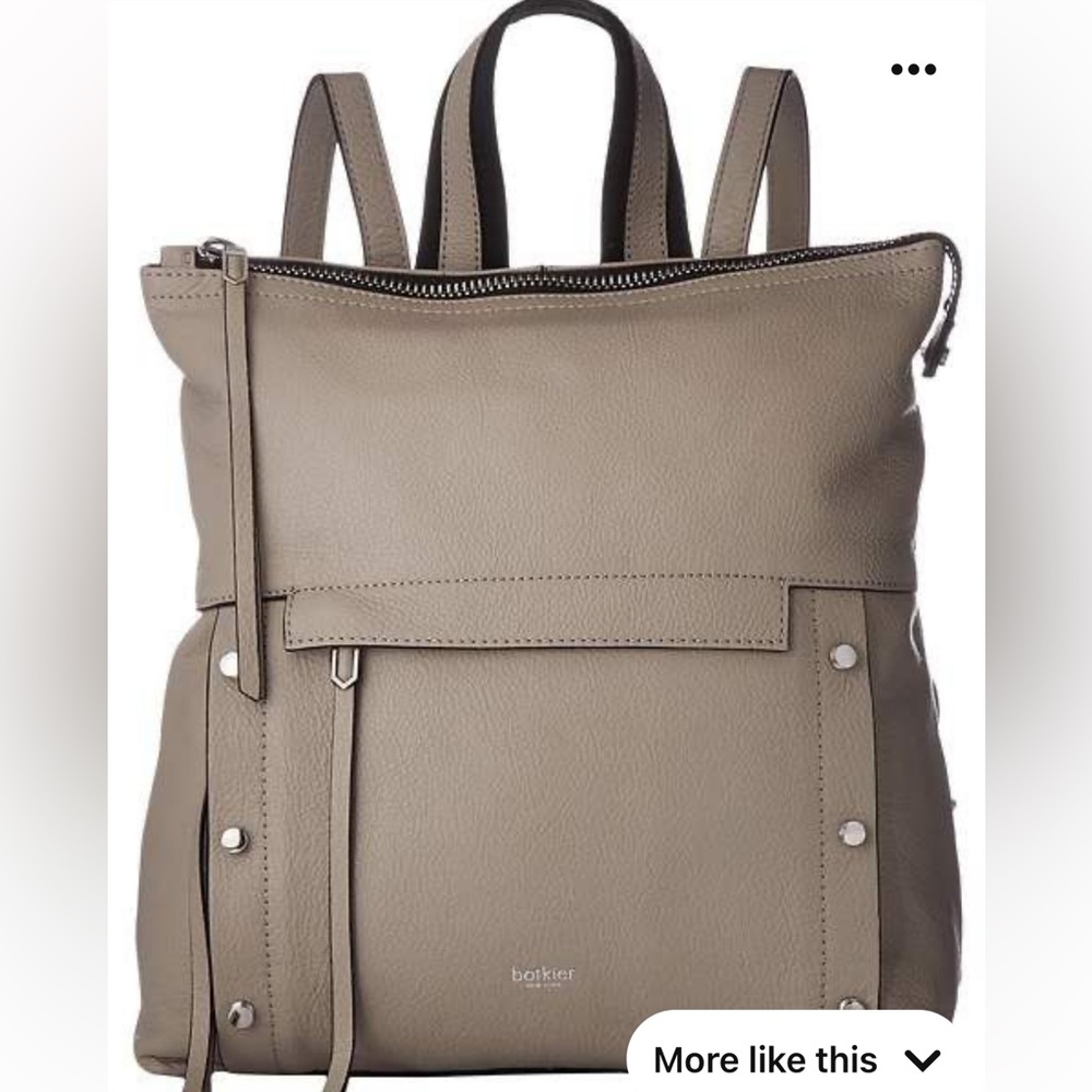 Botkier Noho Gray Leather Backpack